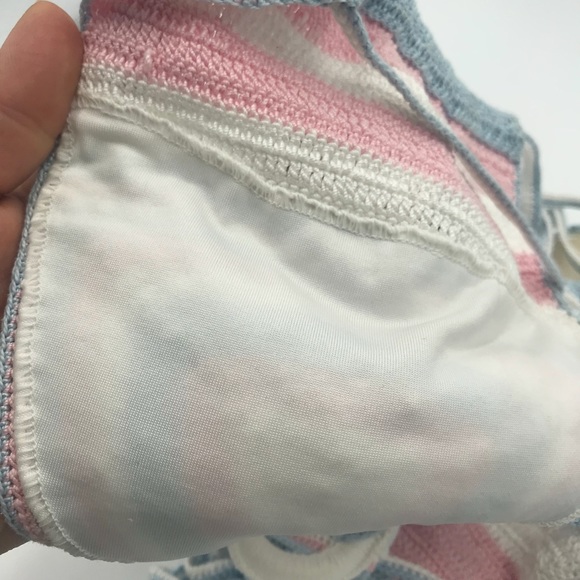 Soft colors Crochet strapless bikini - Picture 8 of 8